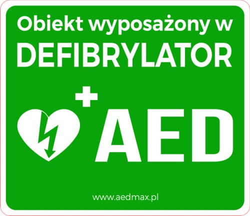 Szafka / skrzynka na defibrylator AED, wewnętrzna z kluczem