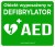 Szafka / skrzynka AIVIA 100 na defibrylator AED + alarm, wewnętrzna