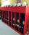Szafka ubraniowa młodzieżowa STRN300/4 na nogach, czteroosobowa