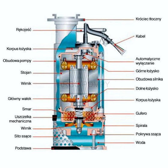 Pompa zanurzeniowa HCP 100HD23.7 (3-fazowa)