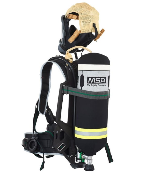 Aparat oddechowy powietrzny MSA M1 SL G1 - M1 SL + pneumatyka SingleLine + maska G1 + butla stal. 6 l/ 300 bar