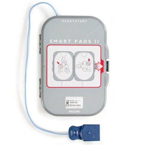 Defibrylator AED Philips FRx z baterią i elektrodami, w torbie standard