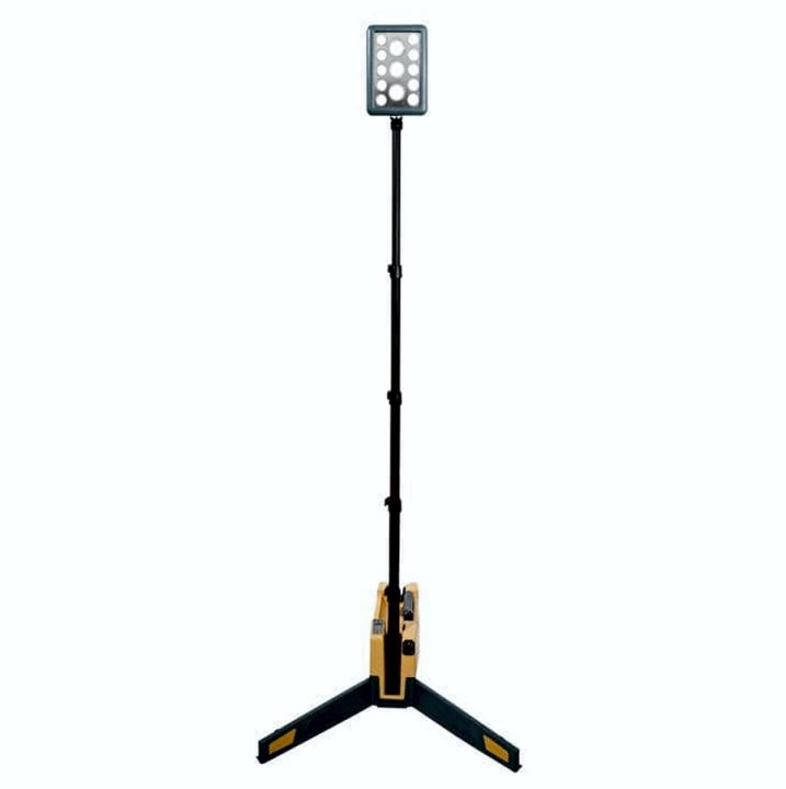 Akumulatorowy maszt oświetleniowy NightSearcher SOLARIS PRO X Li-Ion 16.000 lumenów 36,4 Ah