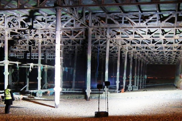 Akumulatorowy maszt oświetleniowy NightSearcher SOLARIS DUO 2x20.000 lumenów SLA 38 Ah