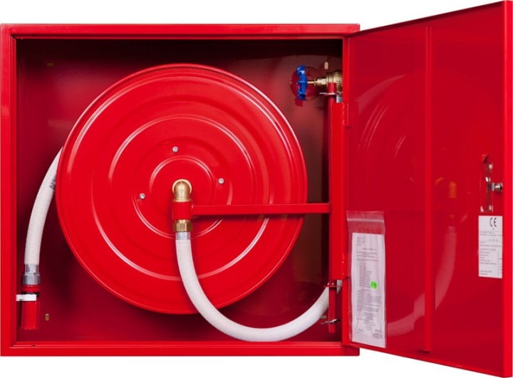 Hydrant wewnętrzny Z-25/20 zawieszany z wężem półsztywnym 25mm dł. 20m