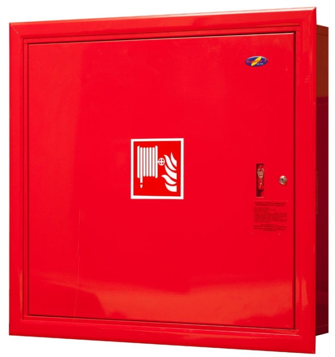 Hydrant wewnętrzny W-25/20 FIT wnękowy (podtynkowy) z wężem półsztywnym 25mm dł. 20m