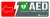 Kapsuła wewnętrzna dla AED - Rotaid Transparent Green + alarm