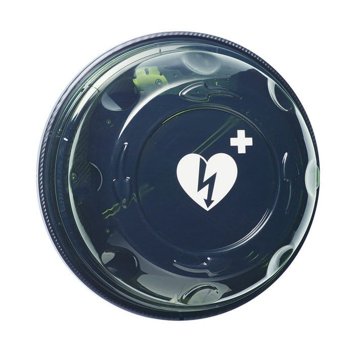 Kapsuła zewnętrzna dla AED - Rotaid Transparent Green + alarm