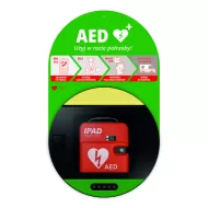 Szafka na defibrylator AED DefibSafe 3 z tablicą