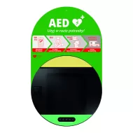 Szafka na defibrylator AED DefibSafe 3 tablica