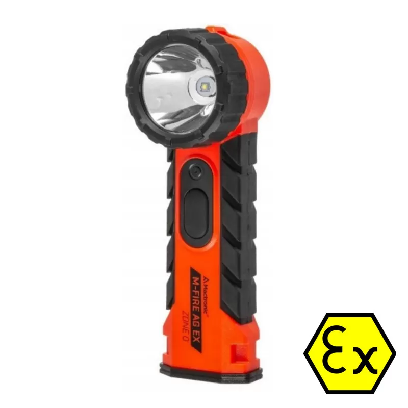 Latarka kątowa M-FIRE AG XP-G2 LED, bateryjna, 323 lm, ATEx