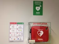 Oznakowanie AED - Tablica Instrukcja postępowania AED Philips FRx 3