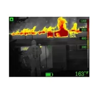 Kamera termowizyjna FLIR K55 - obraz na ekranie